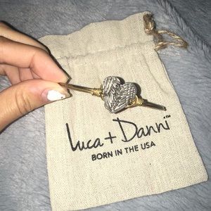 Gold Angel-Wing Heart Bracelet